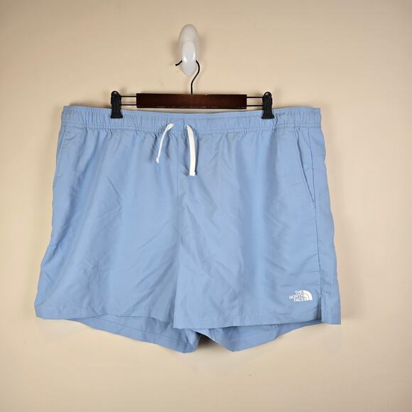 The North Face Mens Size XXL Action Shorts 2.0 5" Inseam Steel Blue Flash Dry - Picture 1 of 3